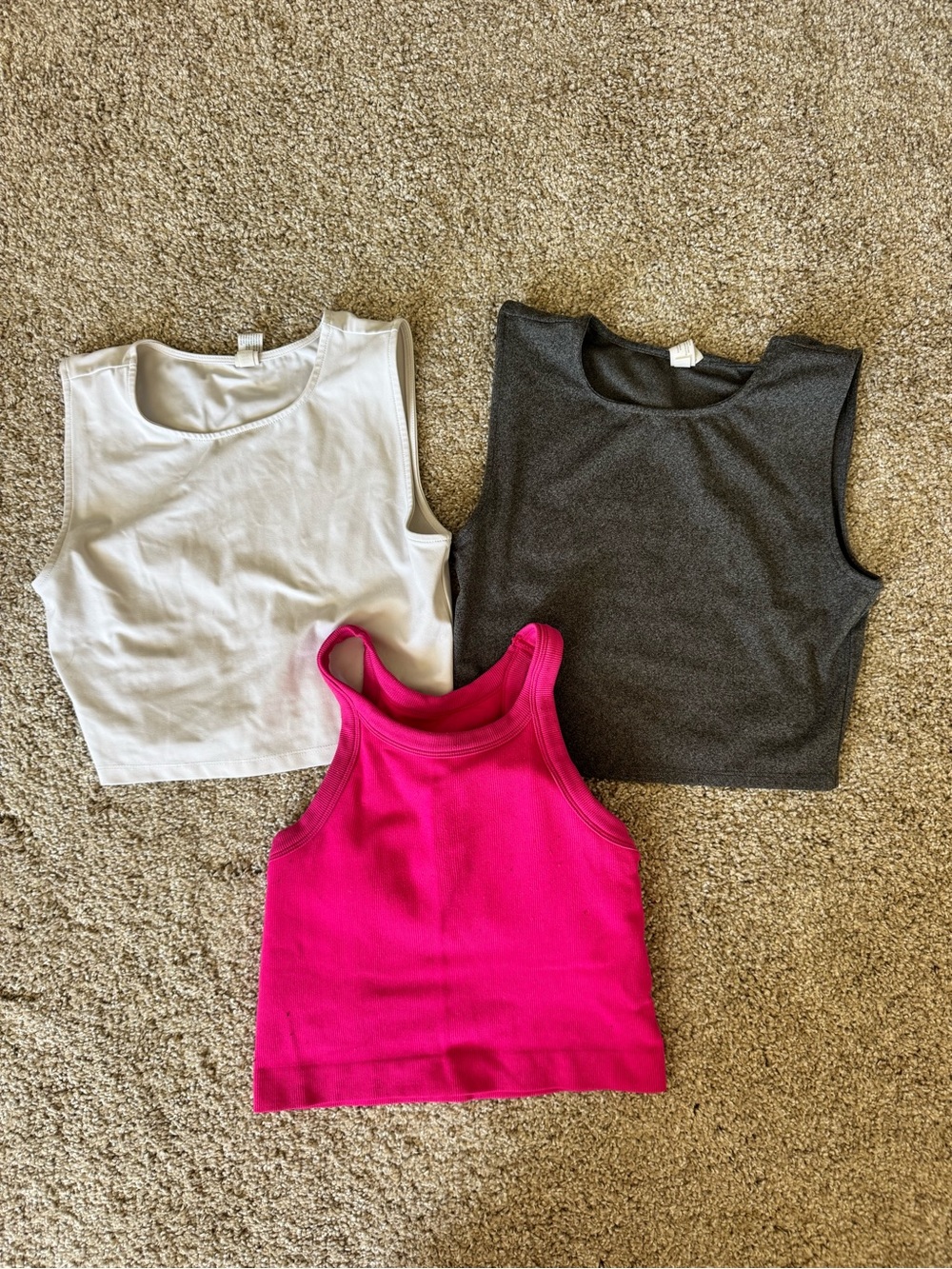 3 for 1: Yogalicious Girls' Tank Top, athletic top, small